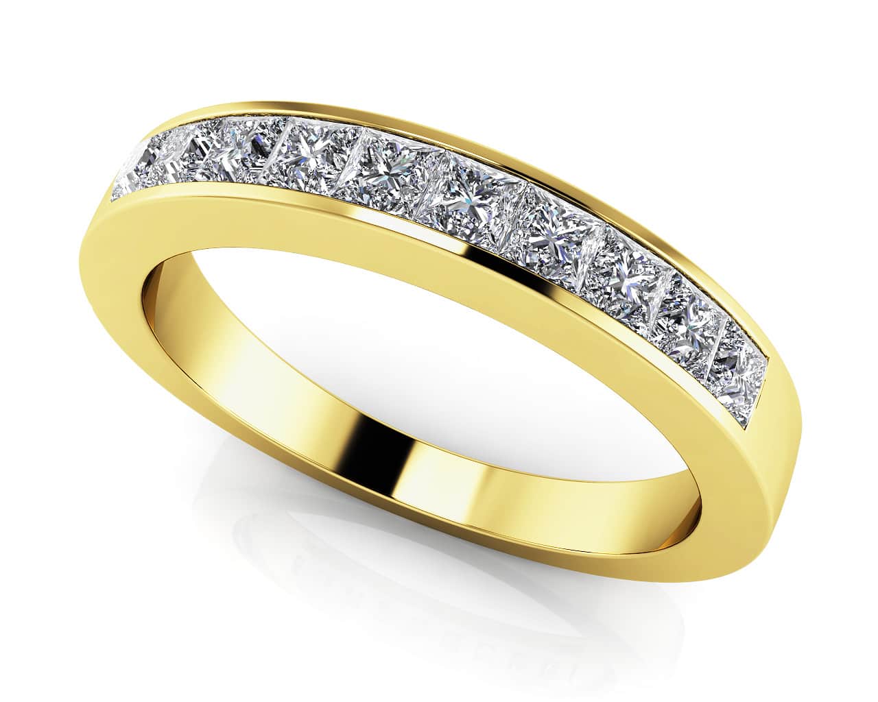 It Is A Ten Diamond Band with 0.94 ct.(finished) 2.5mm - Luxury Time NYC