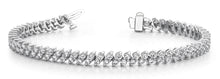 Load image into Gallery viewer, Italic Diamond Tennis Diamond Bracelet with 4.99 ct.(finished) 2.25mm - Luxury Time NYC