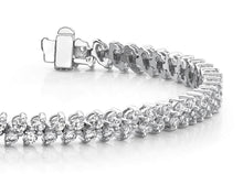 Load image into Gallery viewer, Italic Diamond Tennis Diamond Bracelet with 6.15 ct.(finished) 2.5mm - Luxury Time NYC