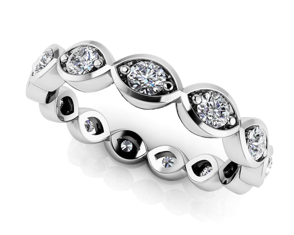 Joie Eternity Diamond Ring with 0.75 ct.(finished) 2.7mm - Luxury Time NYC