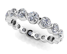 Load image into Gallery viewer, La Belle Common Prong Diamond Eternity Diamond Ring with 1.20 ct.(finished) 2.5mm - Luxury Time NYC