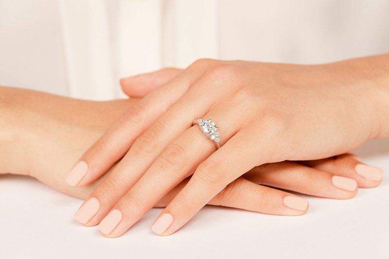 Lasting Impression Cushion Lab - Grown Diamond Engagement Ring with 0.71 ct. (0.50 ct. center diamond) - Luxury Time NYC