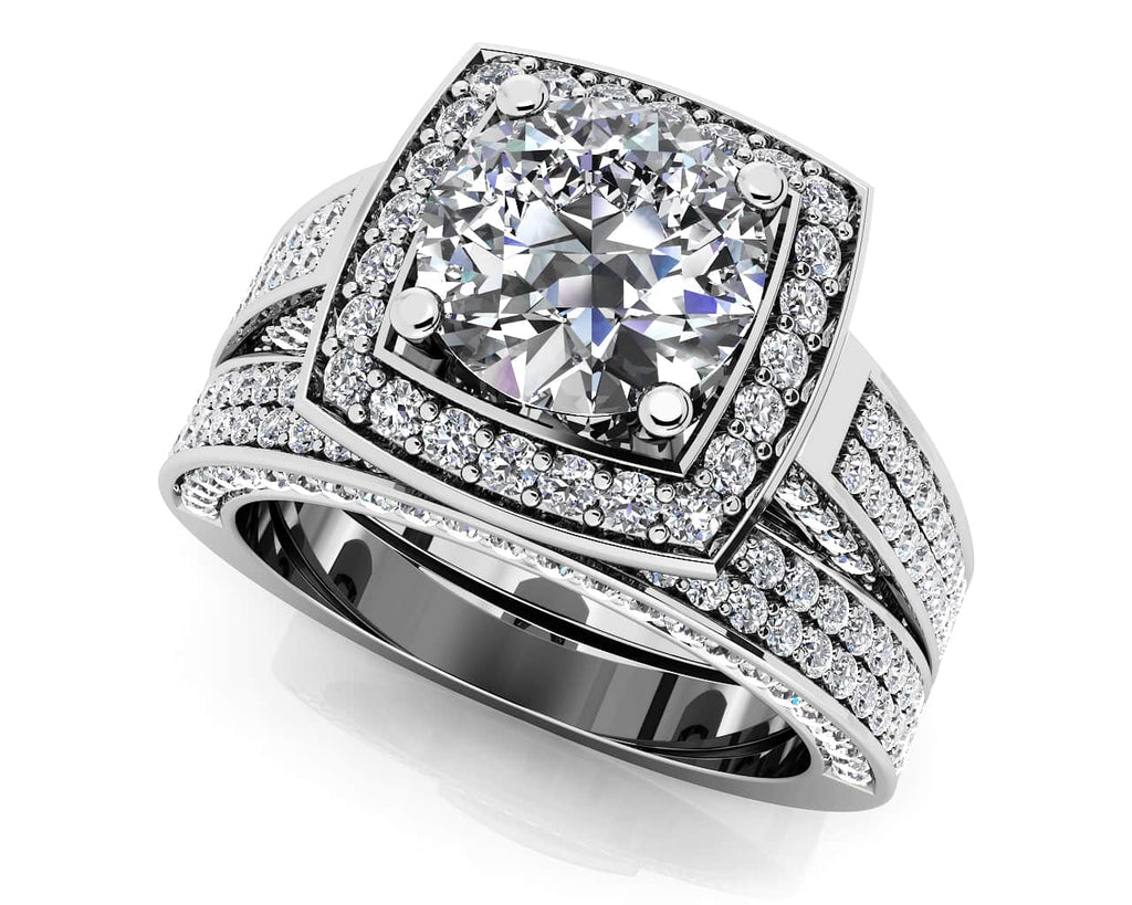 Legacy Diamond Bridal Set Diamond with 1.69 ct. (0.50 ct. center diamond) - Luxury Time NYC