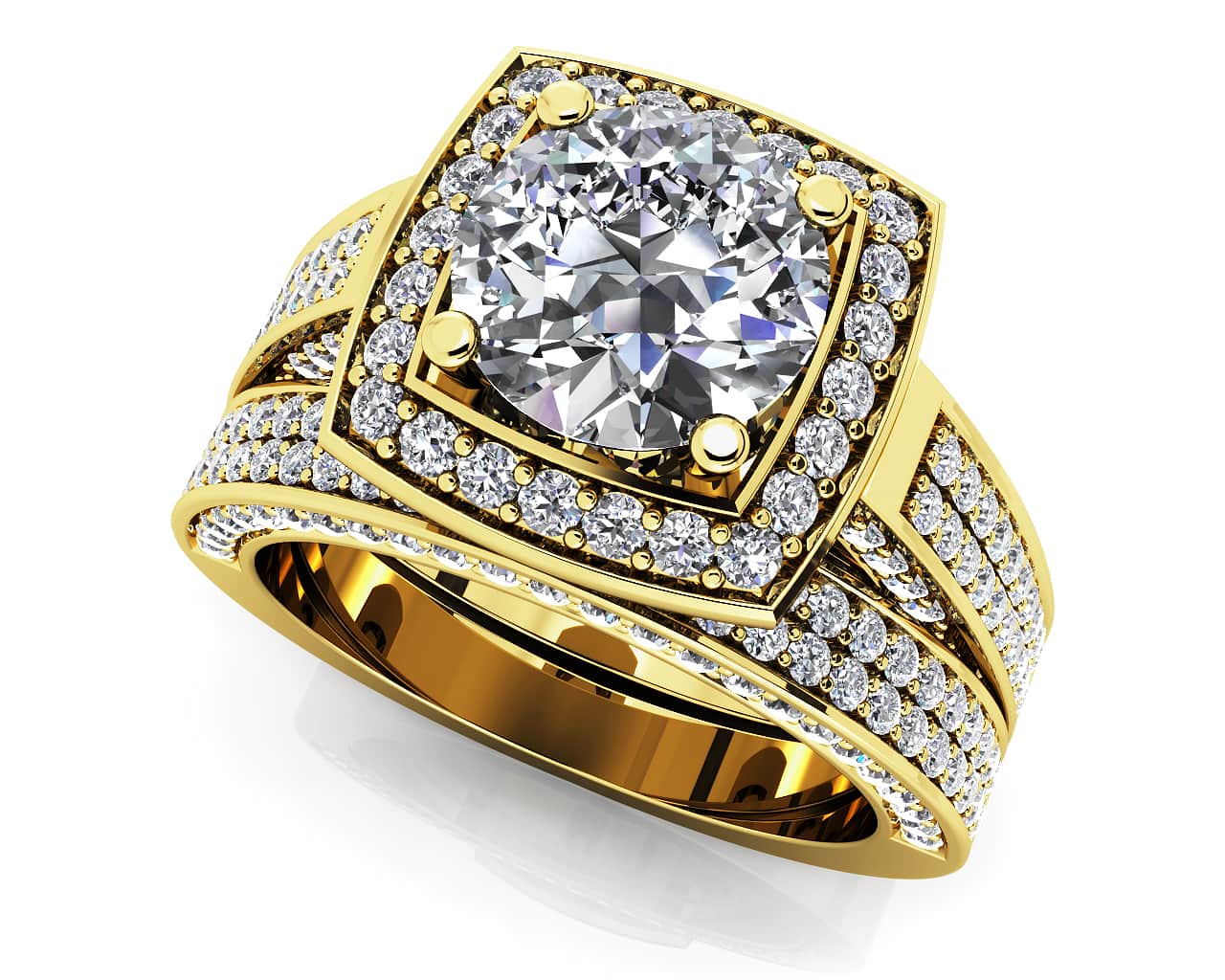 Legacy Lab - Grown Diamond Bridal Set with 1.69 ct. (0.50 ct. center diamond) - Luxury Time NYC