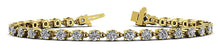 Load image into Gallery viewer, Linked Diamond Tennis Bracelet with 2.34 ct.(finished) 2.5mm - Luxury Time NYC