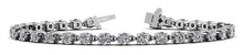 Load image into Gallery viewer, Linked Diamond Tennis Bracelet with 3.57 ct.(finished) 3mm - Luxury Time NYC