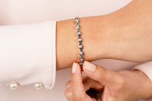 Load image into Gallery viewer, Linked Eye Diamond Bracelet with 0.99 ct.(finished) 2.1mm - Luxury Time NYC