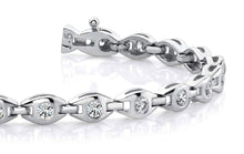 Load image into Gallery viewer, Linked Eye Diamond Bracelet with 0.99 ct.(finished) 2.1mm - Luxury Time NYC