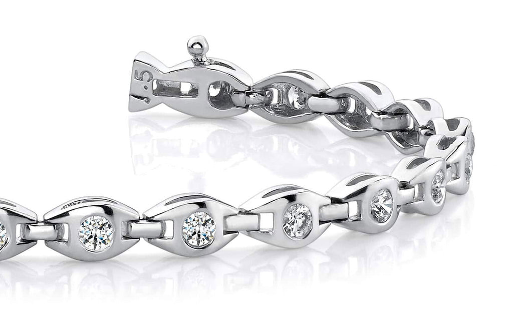 Linked Eye Lab - Grown Diamond Bracelet with 0.99 ct.(finished) 2.1mm - Luxury Time NYC