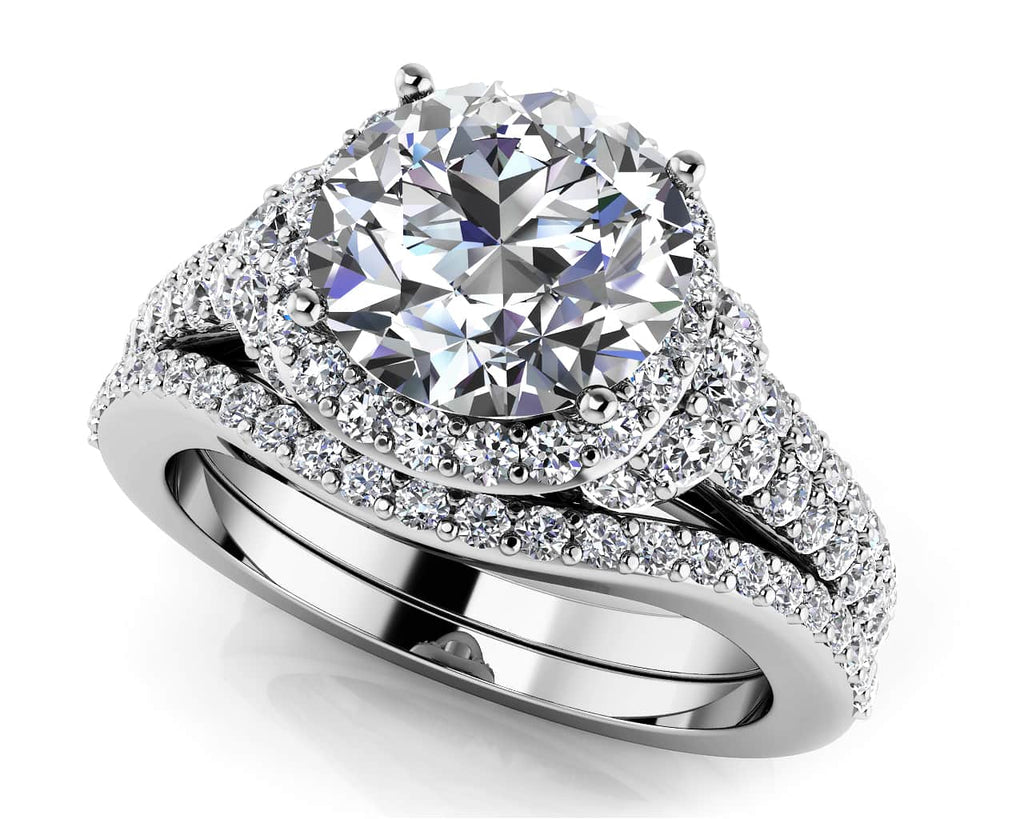 Love Letter Bridal Set Diamond with 1.92 ct. (1.00 ct. center diamond) - Luxury Time NYC