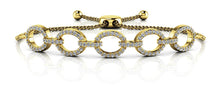 Load image into Gallery viewer, Love Open Oval Adjustable Diamond Bracelet with 0.98 ct.(finished) 1.2mm - Luxury Time NYC