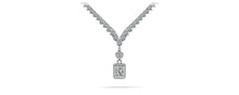 Load image into Gallery viewer, Love Spell Diamond Pendant 2 Row 3 Prong Diamond Necklace with 15.67 ct.(finished) - Luxury Time NYC