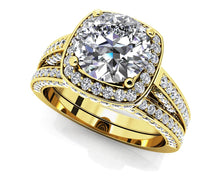 Load image into Gallery viewer, Luminous Diamond Bridal Set Diamond with 2.06 ct. (1.00 ct. center diamond) - Luxury Time NYC