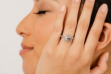 Load image into Gallery viewer, Luminous Diamond Engagement Ring with 1.13 ct. (0.50 ct. center diamond) - Luxury Time NYC