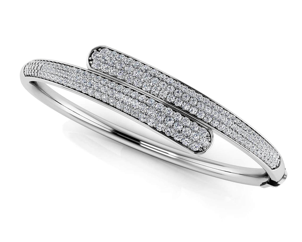 Luxe Diamond Bangle with 2.24 ct.(finished) 1.2mm, 1.4mm, 1.6mm - Luxury Time NYC