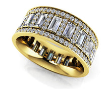 Load image into Gallery viewer, Luxurious Diamond Eternity Diamond Ring with 3.61 ct.(finished) 4x2mm, 1mm - Luxury Time NYC