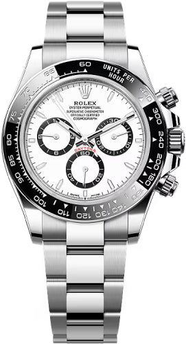 Rolex Cosmograph Daytona 40 mm Steel Ceramic "Panda" White Dial - 126500LN