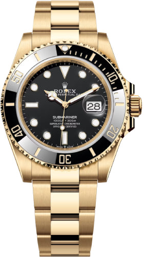 Rolex Submariner Date Yellow Gold 41mm Black Dial 126618LN