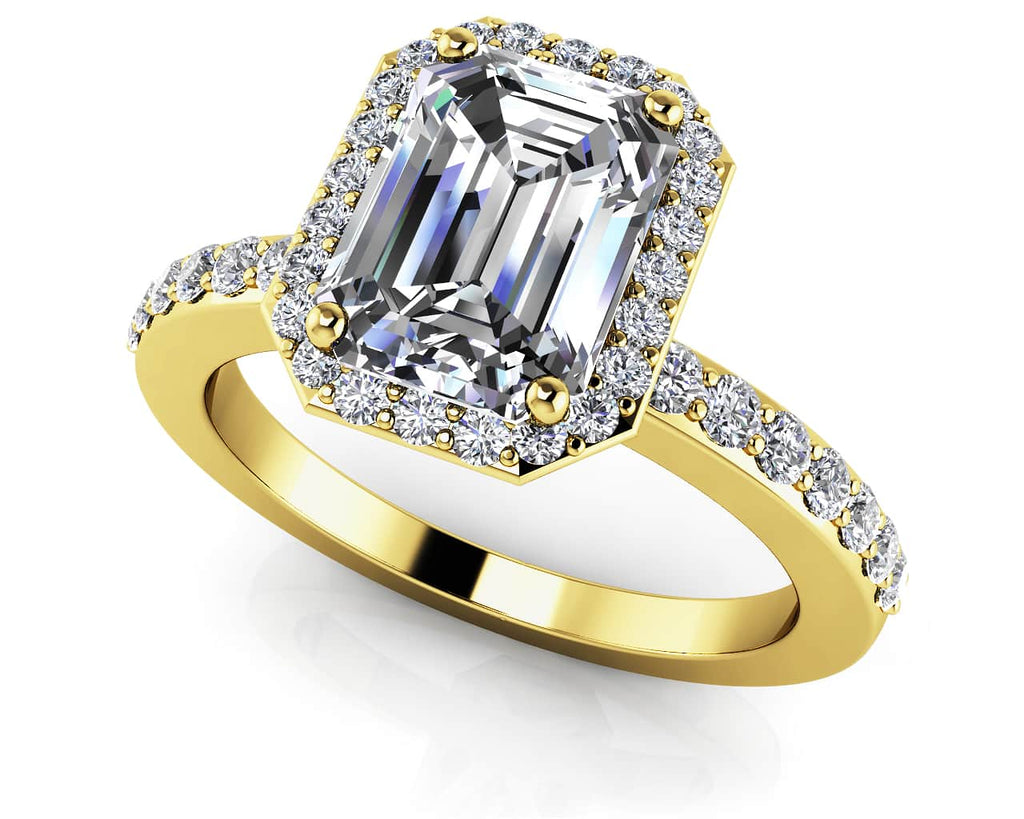 Magical Emerald Cut Diamond Engagement Ring with 1.33 ct. (1.00 ct. center diamond) - Luxury Time NYC