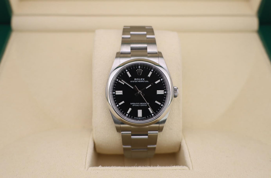 Rolex Oyster Perpetual 36 Watch - Domed Bezel - Black Index Dial - Oyster Bracelet - 2020 Release - 126000 bkio