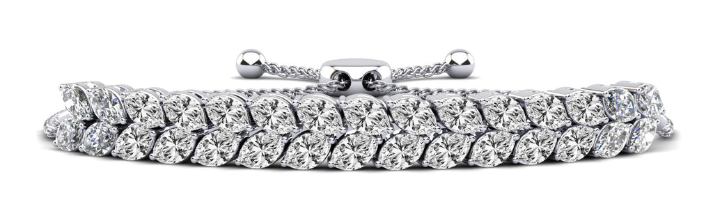 Marquise Dreams Adjustable Diamond Bracelet with 3.74 ct.(finished) 4x2mm - Luxury Time NYC