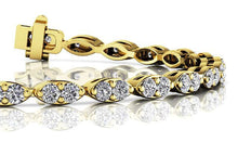 Load image into Gallery viewer, Marquise Elegant Diamond Bracelet with 3.24 ct.(finished) 2.5mm - Luxury Time NYC