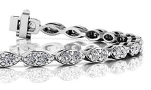 Load image into Gallery viewer, Marquise Elegant Diamond Bracelet with 3.24 ct.(finished) 2.5mm - Luxury Time NYC