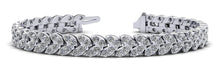 Load image into Gallery viewer, Marquise Illusion Diamond Tennis Diamond Bracelet with 8.16 ct.(finished) 2.5mm - Luxury Time NYC