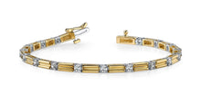 Load image into Gallery viewer, Memento Single Diamond And Link Diamond Bracelet with 1.28 ct.(finished) 2.75mm - Luxury Time NYC