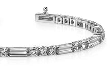 Load image into Gallery viewer, Memento Triple Diamond And Link Diamond Bracelet with 2.25 ct.(finished) 2.75mm - Luxury Time NYC