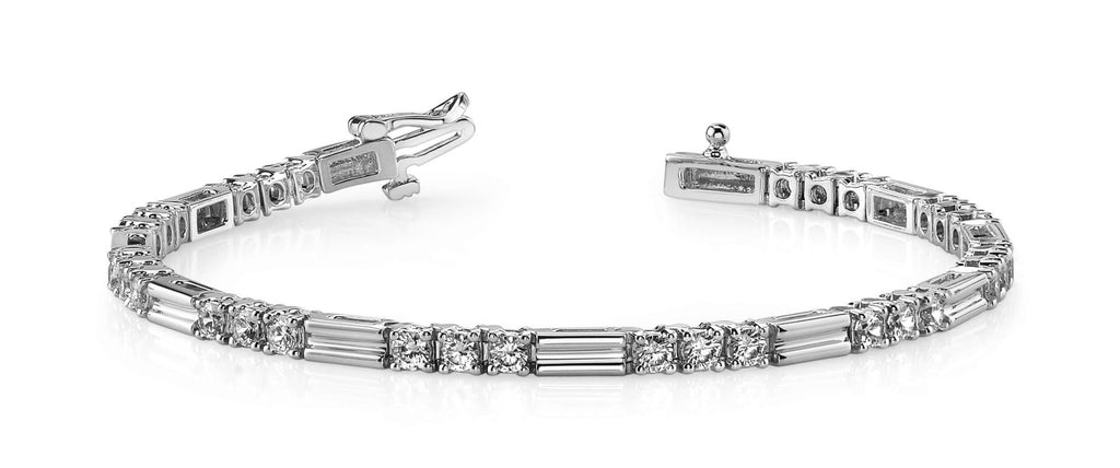 Memento Triple Diamond And Link Lab - Grown Diamond Bracelet with 2.25 ct.(finished) 2.75mm - Luxury Time NYC