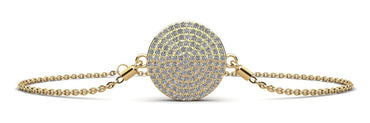 Mesmerizing Circle Diamond Adjustable Lab - Grown Diamond Bracelet with 1.02 ct.(finished) 1.1mm - Luxury Time NYC