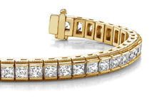 Load image into Gallery viewer, Milgrain Edge Diamond Bracelet with 10.20 ct.(finished) 3.1mm - Luxury Time NYC