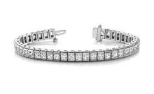 Load image into Gallery viewer, Milgrain Edge Diamond Bracelet with 10.20 ct.(finished) 3.1mm - Luxury Time NYC