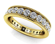 Load image into Gallery viewer, Milgrain Edge Diamond Eternity Band Diamond with 0.59 ct.(finished) 1.5mm - Luxury Time NYC