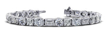 Load image into Gallery viewer, Mixed Shape Brilliance Diamond Bracelet with 15.50 ct.(finished) - Luxury Time NYC