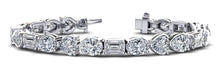 Load image into Gallery viewer, Mixed Shape Combination Diamond Bracelet with 21.00 ct.(finished) - Luxury Time NYC