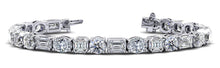 Load image into Gallery viewer, Mixed Shape Radiant Diamond Bracelet with 15.60 ct.(finished) - Luxury Time NYC