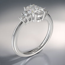 Load image into Gallery viewer, Mixed Shapes Five Stone Diamond Engagement Ring with 0.77 ct. (0.60 ct. center diamond) - Luxury Time NYC