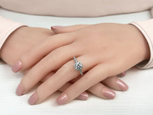 Load image into Gallery viewer, New Love Diamond Engagement Ring with 0.54 ct. (0.25 ct. center diamond) - Luxury Time NYC