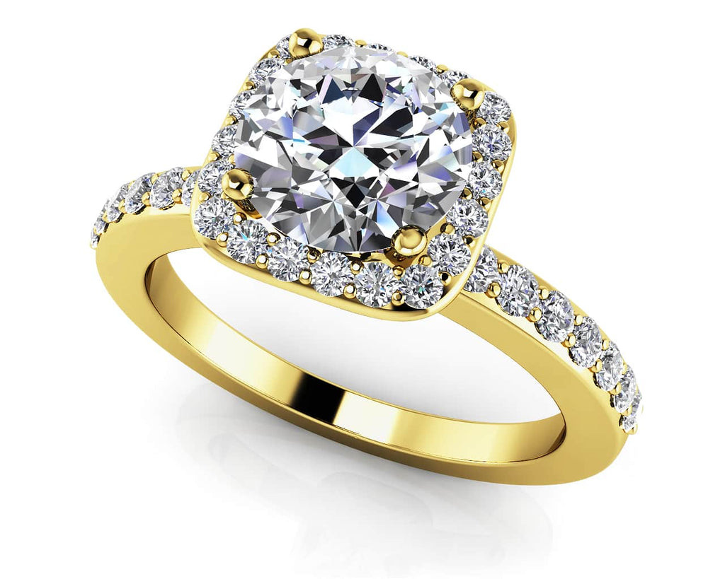 New Love Diamond Engagement Ring with 0.82 ct. (0.50 ct. center diamond) - Luxury Time NYC