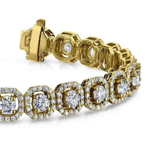 Load image into Gallery viewer, Octagon Red Carpet Diamond Bracelet with 13.45 ct.(finished) 1.4mm, 5.0mm - Luxury Time NYC