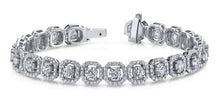 Load image into Gallery viewer, Octagon Red Carpet Diamond Bracelet with 13.45 ct.(finished) 1.4mm, 5.0mm - Luxury Time NYC