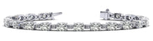 Load image into Gallery viewer, Ovals and Brilliant Rounds Diamond Bracelets Lab - Grown Diamond with 15.39 ct.(finished) 6x4mm, 2mm - Luxury Time NYC