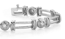 Load image into Gallery viewer, Parallel Twisted Rope Diamond Bracelet with 0.70 ct.(finished) 3.0mm - Luxury Time NYC