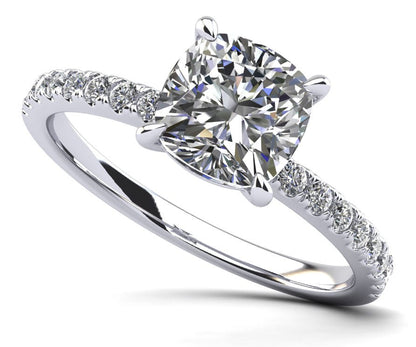 Passionate Solitaire Lab - Grown Diamond Engagement Ring with 0.77 ct. (0.50 ct. center diamond) - Luxury Time NYC
