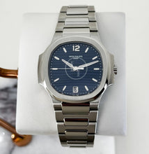 Load image into Gallery viewer, Patek Philippe 35.2mm Ladies Nautilus Watch Blue Dial 7118/1A - Luxury Time NYC
