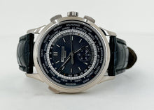 Load image into Gallery viewer, Patek Philippe 39.50mm Men Complications World Time Chronograph Watch Blue Dial 5930G - Luxury Time NYC