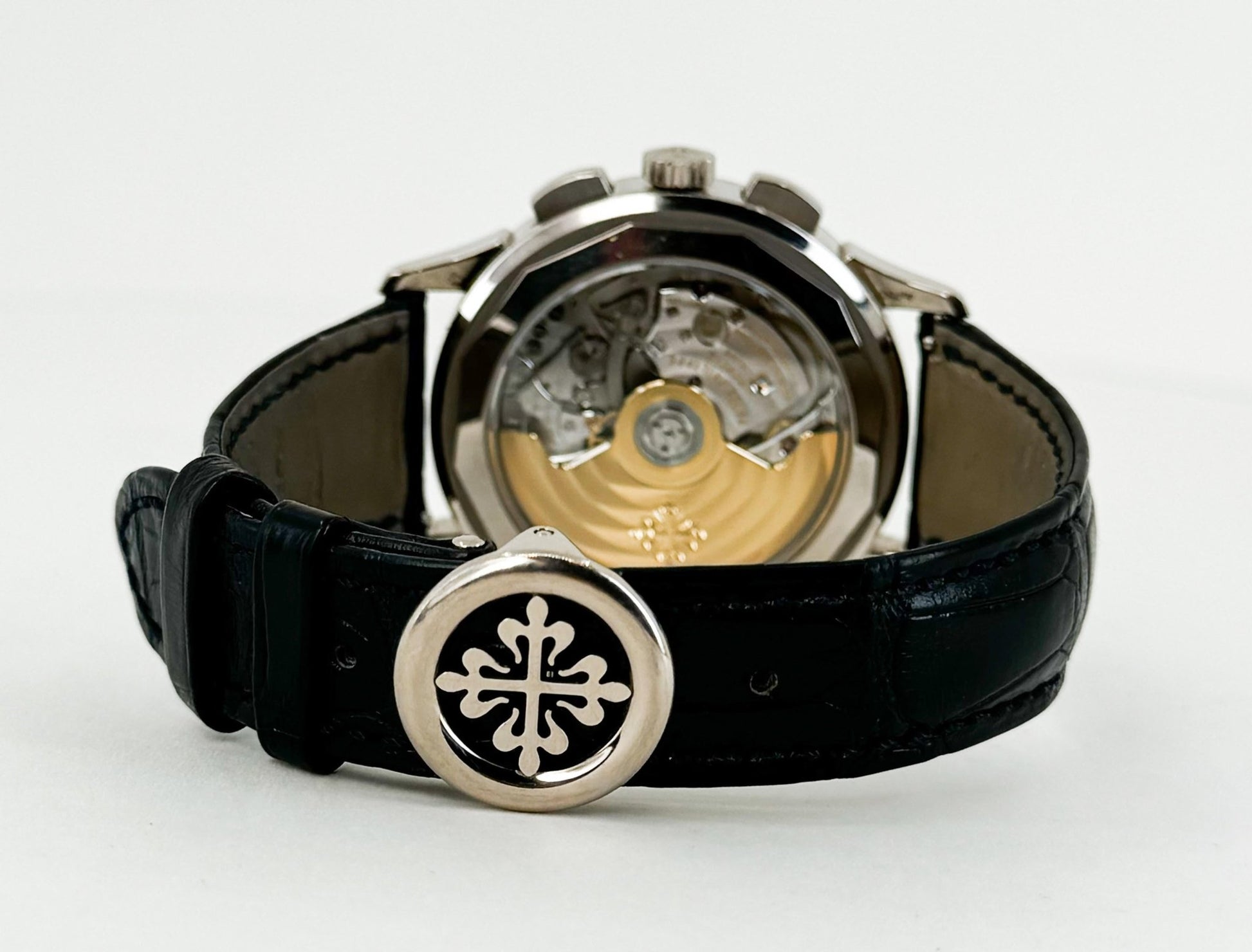 Patek Philippe 39.50mm Men Complications World Time Chronograph Watch Blue Dial 5930G - Luxury Time NYC