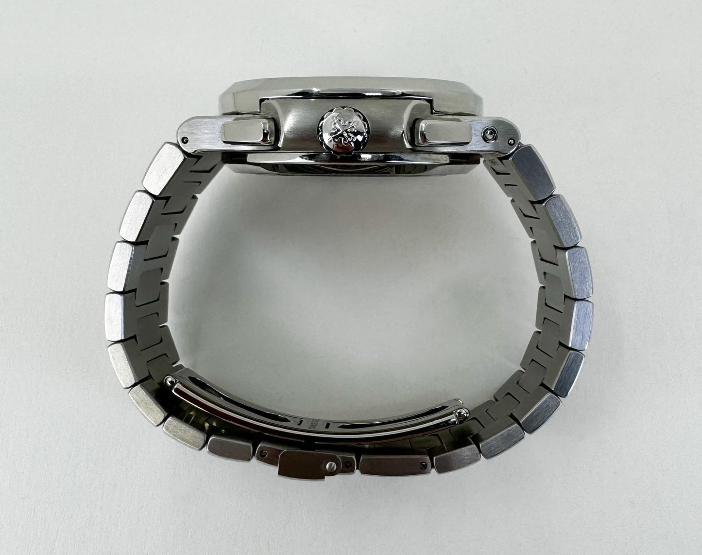 Patek Philippe 40.5mm Nautilus Travel Time Chronograph Watch Black Dial 5990/1A - Luxury Time NYC